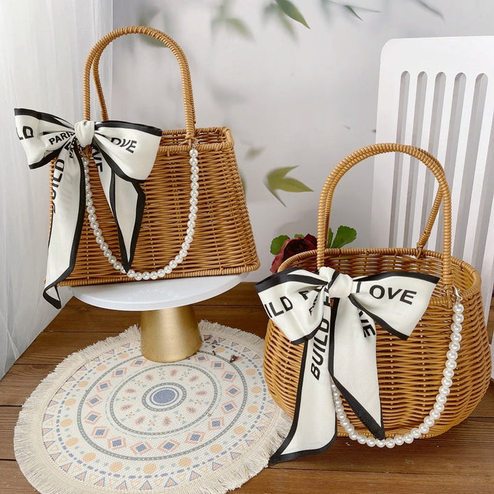 Women Diamond-shaped Handheld Basket Kalsten