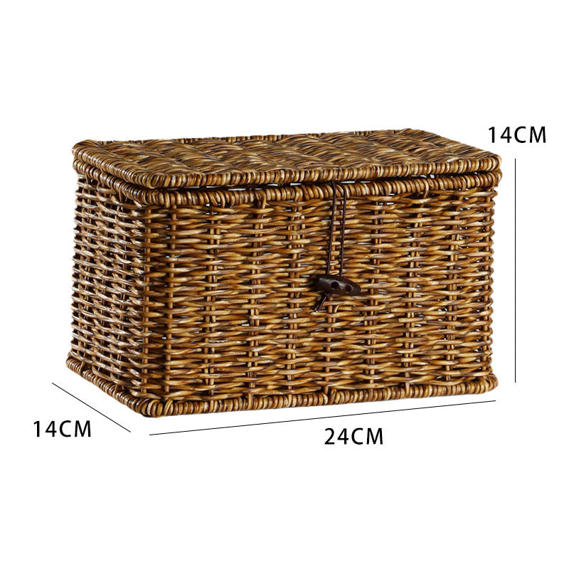 Handcrafted Wicker Storage Chest Kalsten