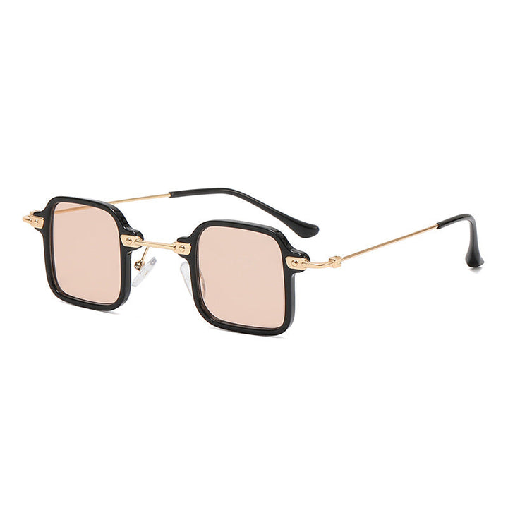 Ladies square fashion sunglasses with stylish metal frame Kalsten