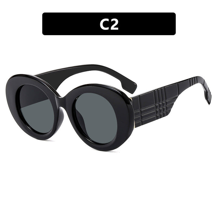 Women's extravagant sunglasses with creative frame design and protective UV filter Kalsten