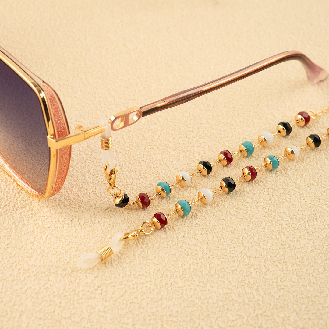 Colorful Crystal Decorative Eyewear Chain Kalsten