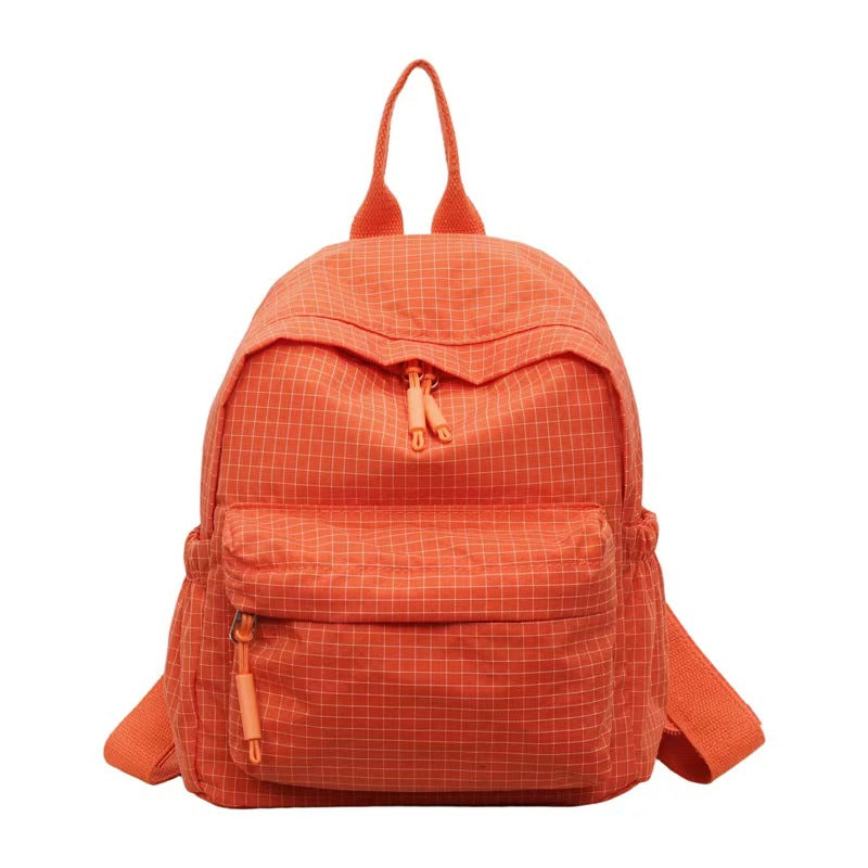 Grid Patterned Everyday Backpack Kalsten