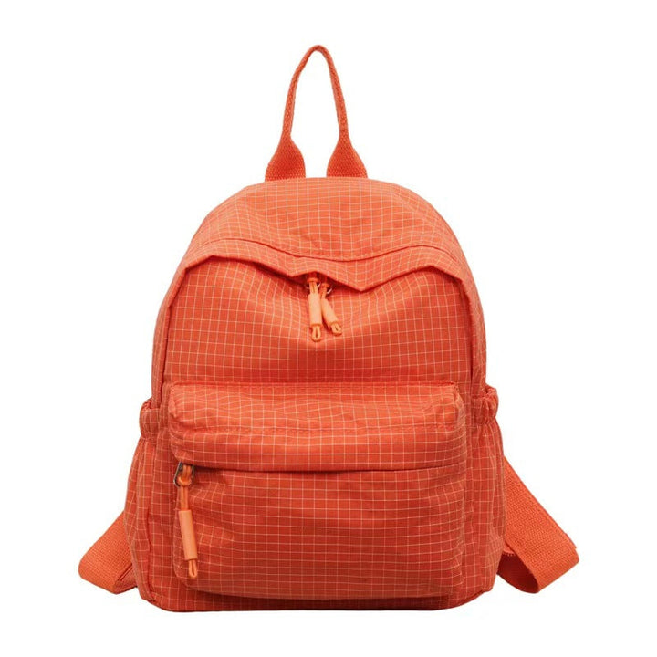 Grid Patterned Everyday Backpack Kalsten