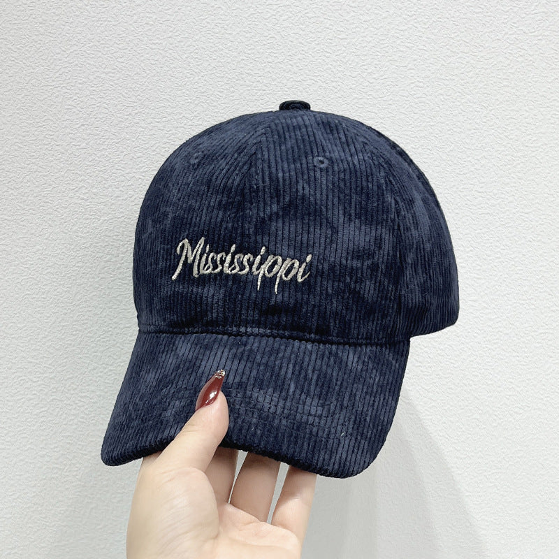 Women's Corduroy Visor Cap Kalsten
