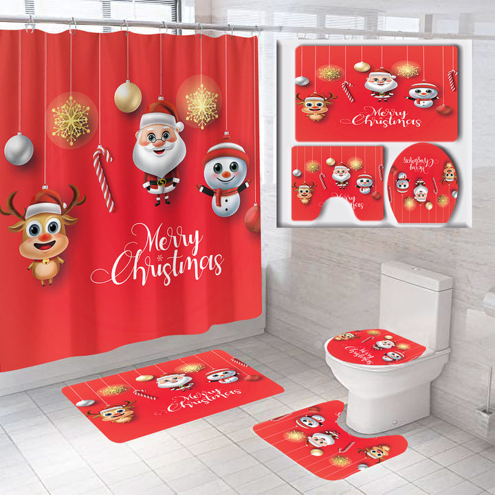 Festive Christmas Bathroom Set Kalsten