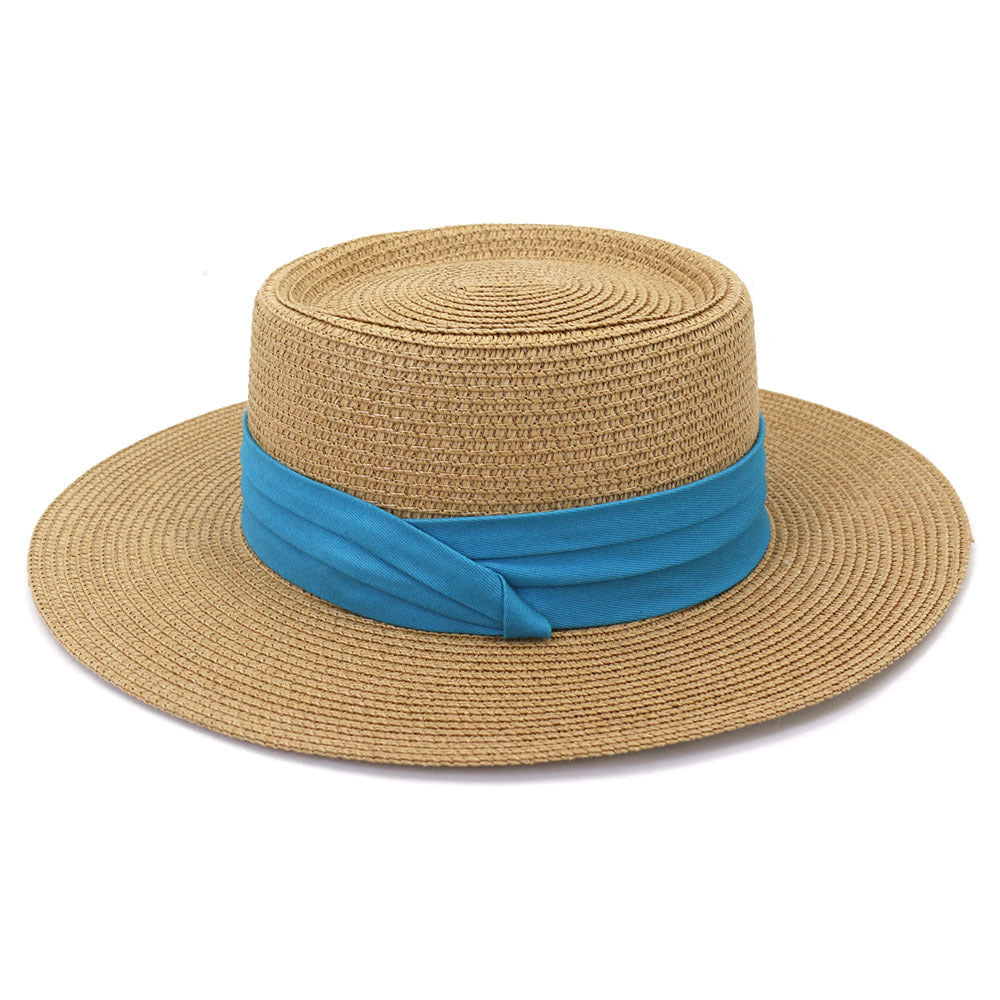 Breathable Sun Straw Boater Hat | Kalsten