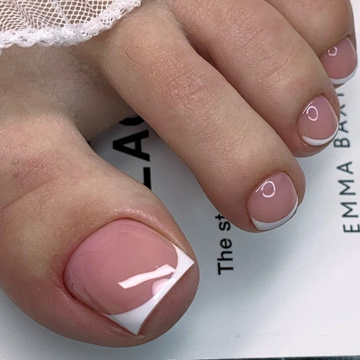 French Tip Gel Nail Art Kalsten