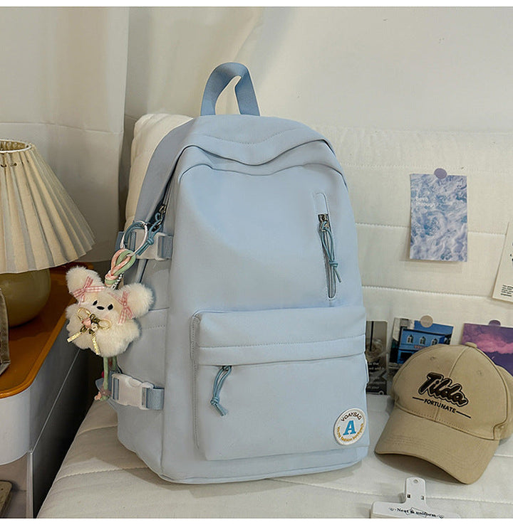 Minimalist Multi-Pocket School Backpack
