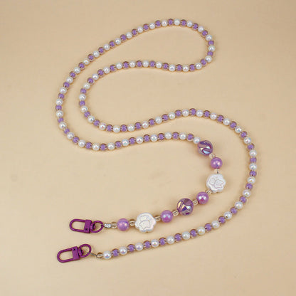 Elegant Beaded Eyewear Chain Acalora