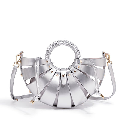 Elegant Fan-Shaped Handbag Acalora