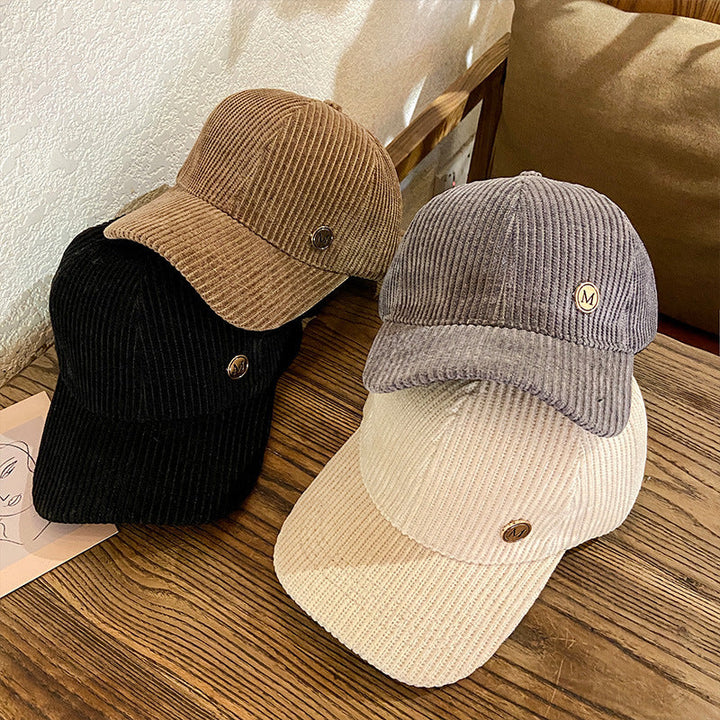 Women's Textured Corduroy Baseball Cap Kalsten
