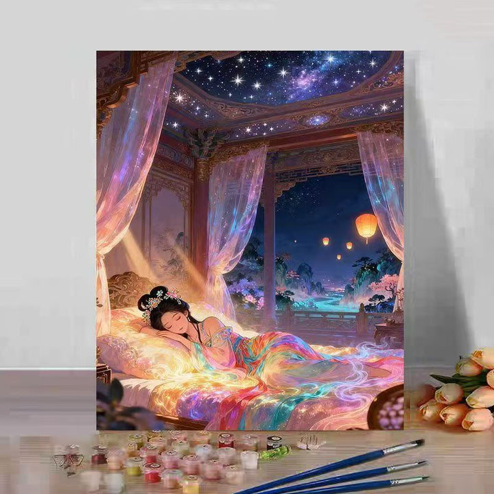 Fantasy Landscape Paint by Numbers Art Kit Kalsten