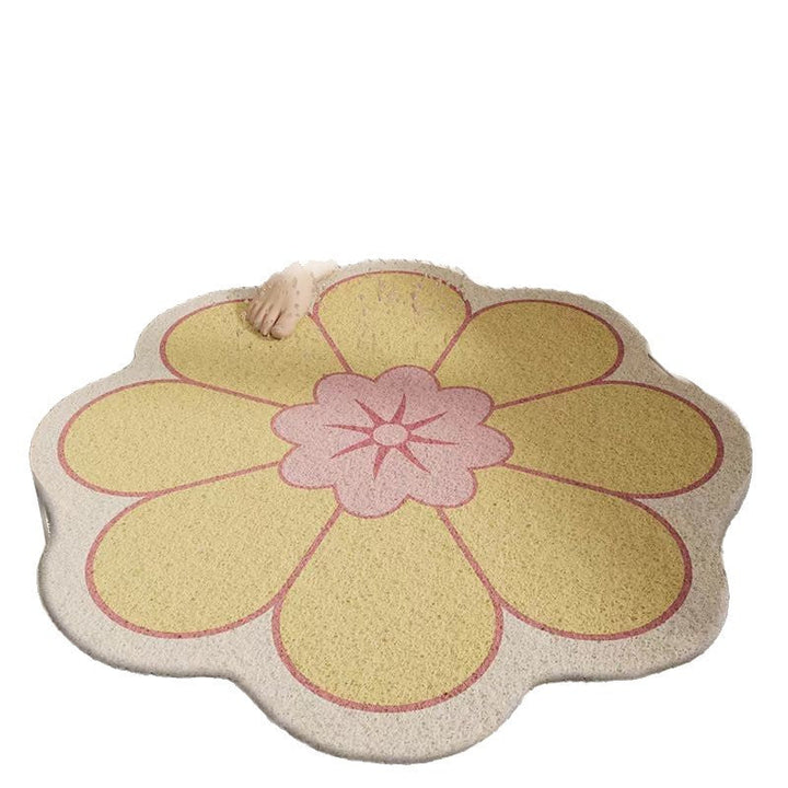 Floral Shaped Bath Mat Kalsten
