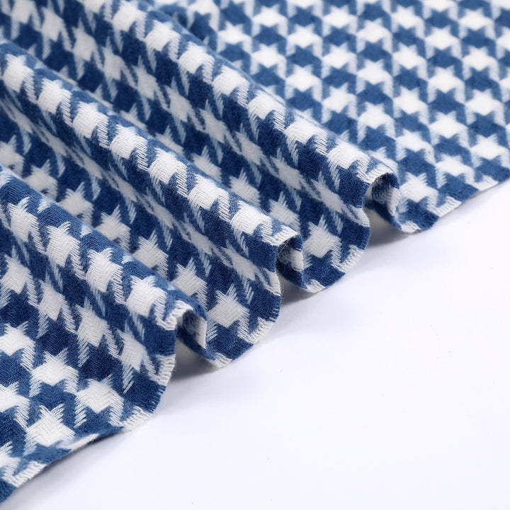 Ladies elegant scarf with houndstooth pattern Kalsten