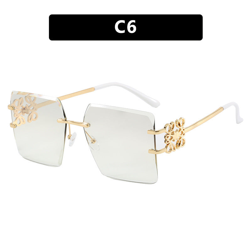 Ladies Designer Sunglasses with striking geometric frame Kalsten