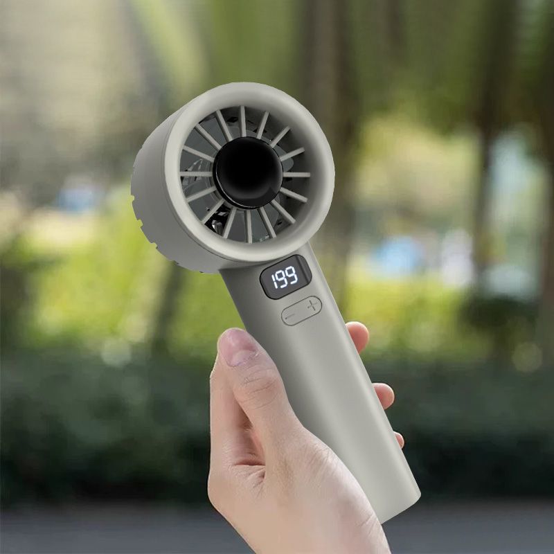 Ladies portable mini fan with smart display Kalsten