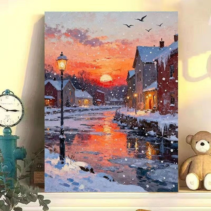 Winter Wonderland Landscape Canvas Art Kalsten