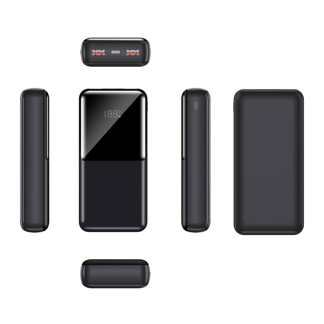 Powerbank with multifunctional fast charging system and digital battery level indicator Kalsten