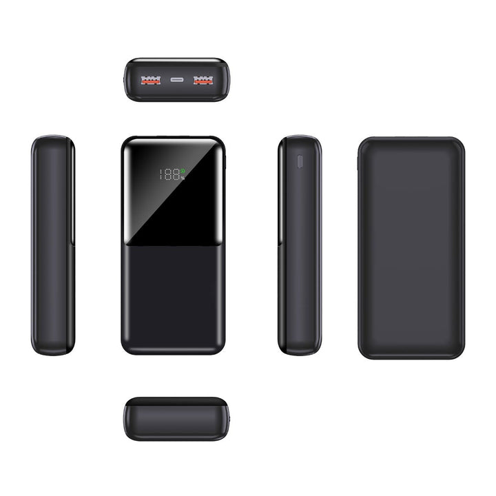 Powerbank with multifunctional fast charging system and digital battery level indicator Kalsten