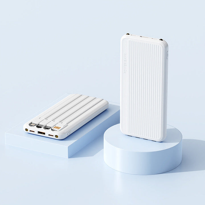 Powerbank with Integrated Charging Cables and High-Speed Charging Function Kalsten