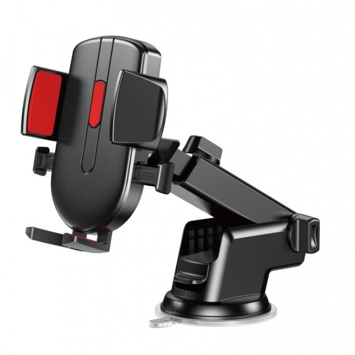 Adjustable telescopic suction car phone holder with full rotation gravity auto-lock Kalsten