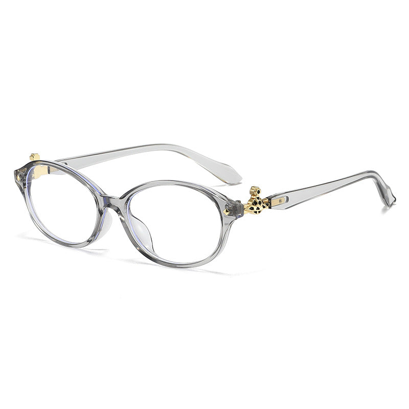 Women's fashionable optical glasses in elegant oval design with golden accents Kalsten