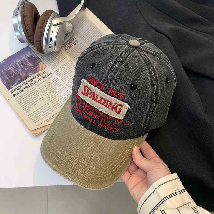 Unisex Vintage-Inspired Cotton Baseball Cap Kalsten