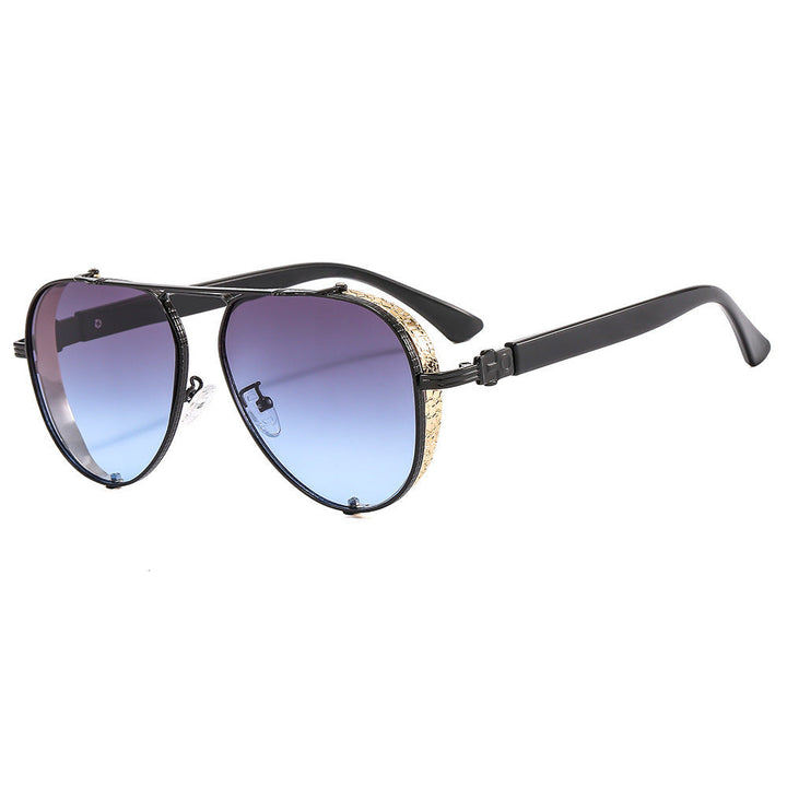 Women Luxurious Retro Sunglasses with Ornate Decorations Kalsten