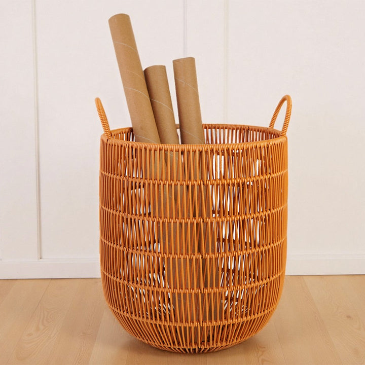 Women Stylish Storage Basket with Open Handles Kalsten