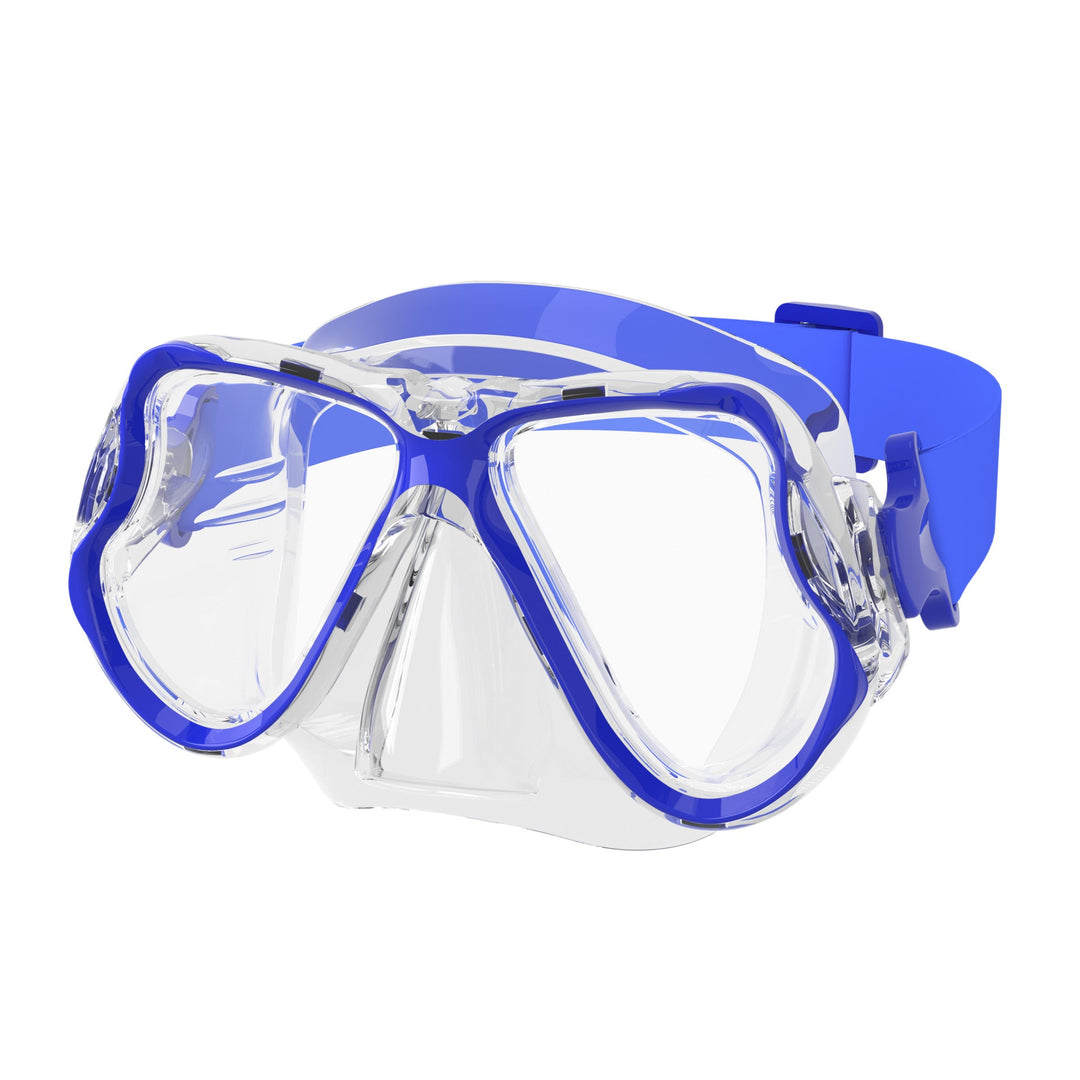 High-quality diving mask with flexible silicone rim and wide field of view Kalsten