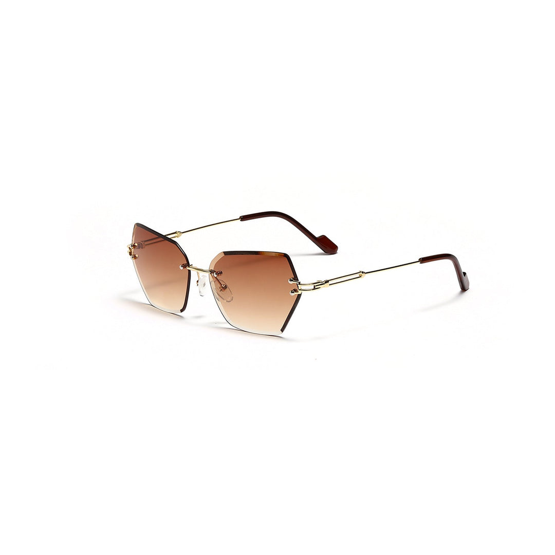 Women's modern sunglasses with stylish hexagonal frame Kalsten