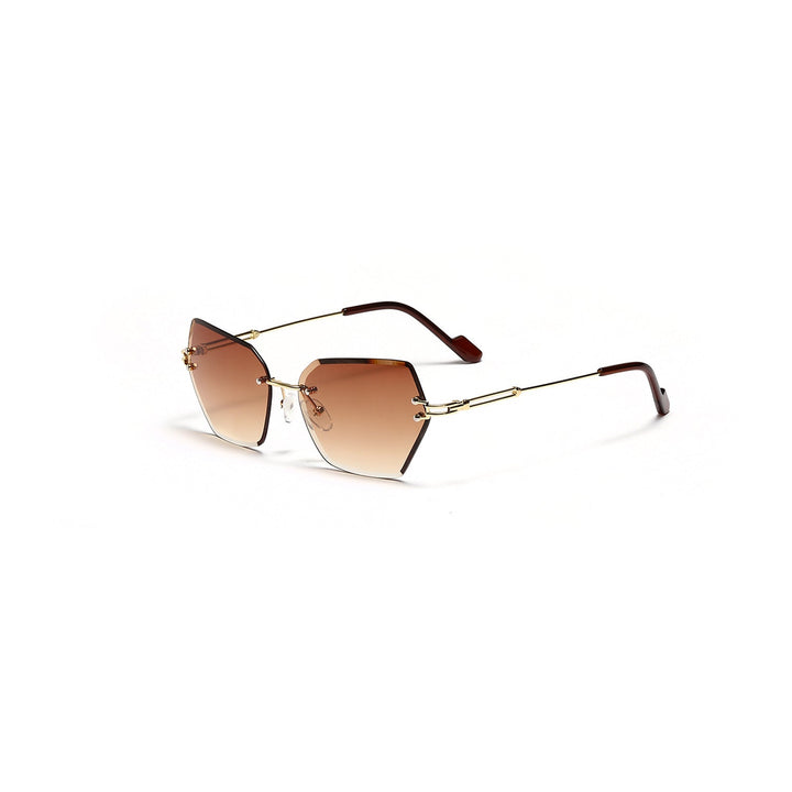 Women's modern sunglasses with stylish hexagonal frame Kalsten