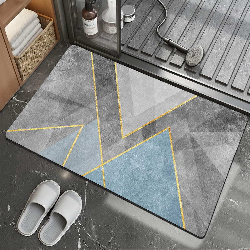 Elegant Monogrammed Bathroom Mat Acalora
