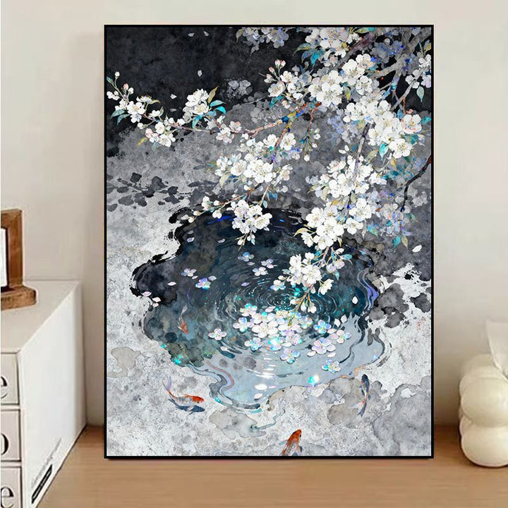 Floral Water Reflection Canvas Art Kalsten