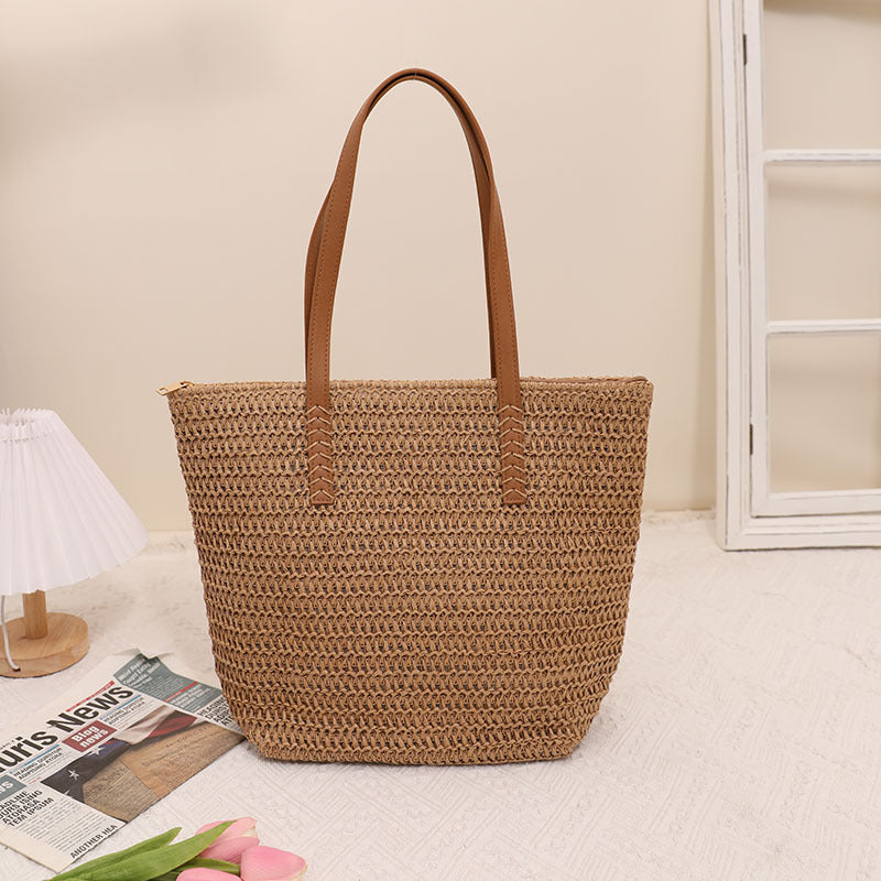 Elegant Bast bag with High-Quality Leather Handles Kalsten