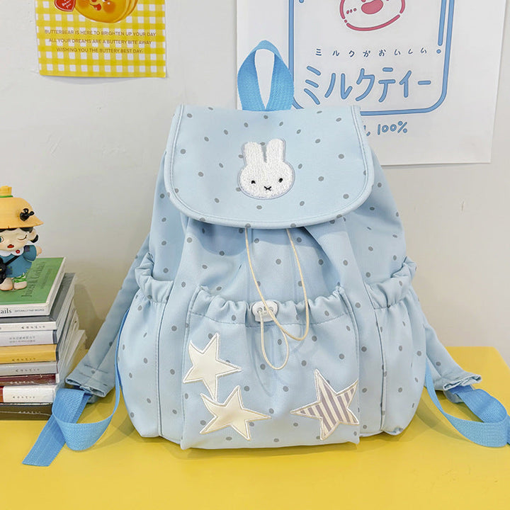Cute Cartoon-Themed Drawstring School Backpack