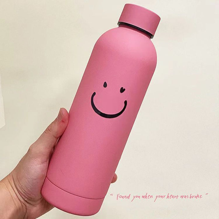Women’s Insulated Bottle with Cheerful Smiley Design Kalsten