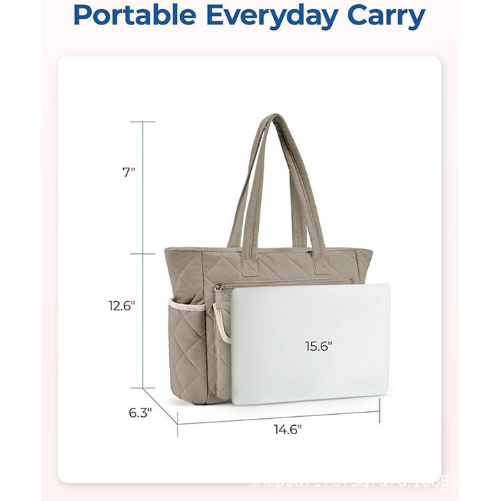 Elegant and Practical Shoulder Bag with Insulated Compartments Kalsten