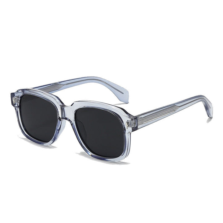 Women Fashionable Square Sunglasses with Transparent Frame and Sturdy Lenses Kalsten