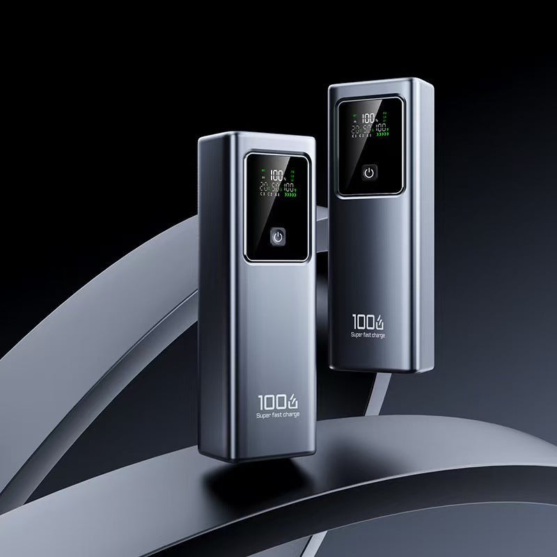 Power bank with integrated LCD display and super fast charging function Kalsten