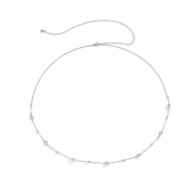 Delicate Beaded Chain Necklace Kalsten