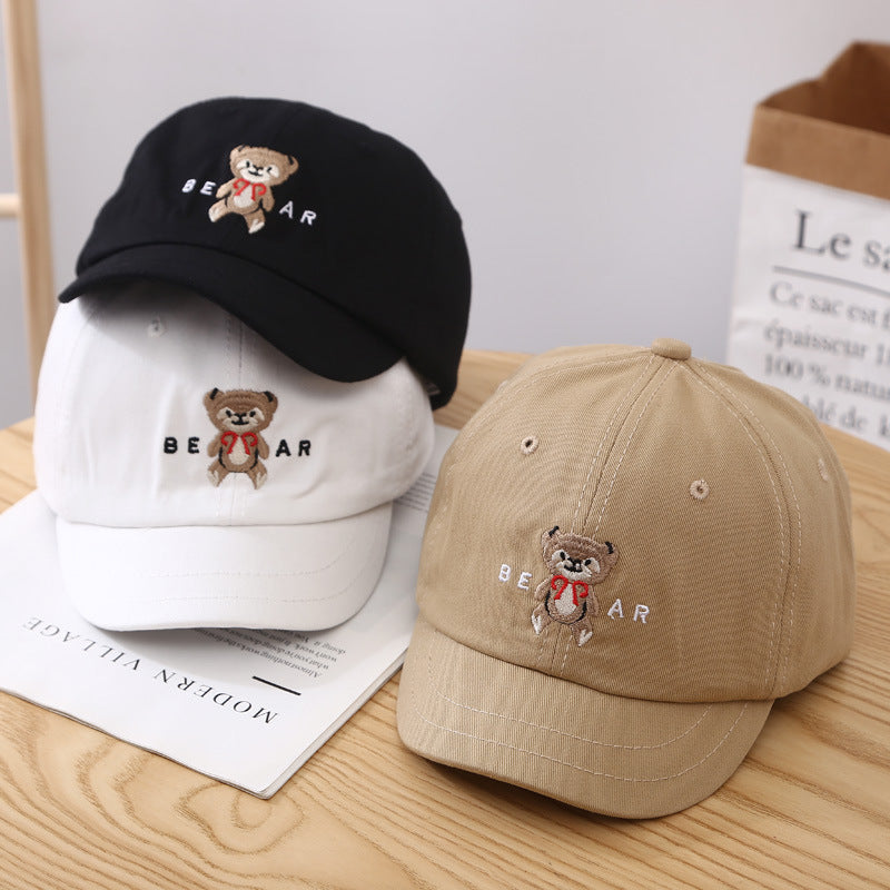 Women's Cute Bear-Embroidered Baseball Cap Kalsten
