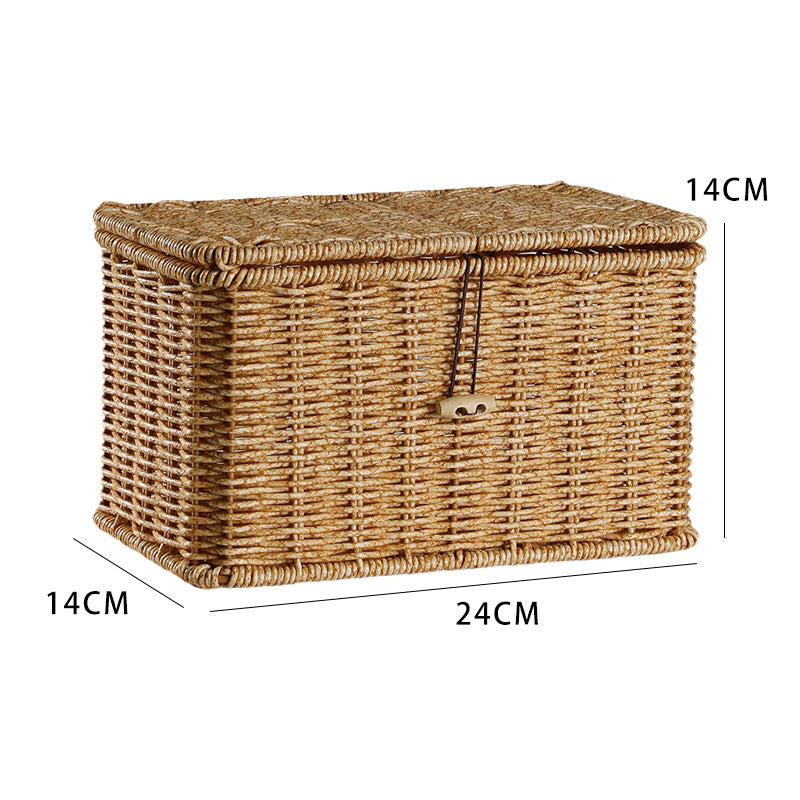 Handcrafted Wicker Storage Chest Kalsten