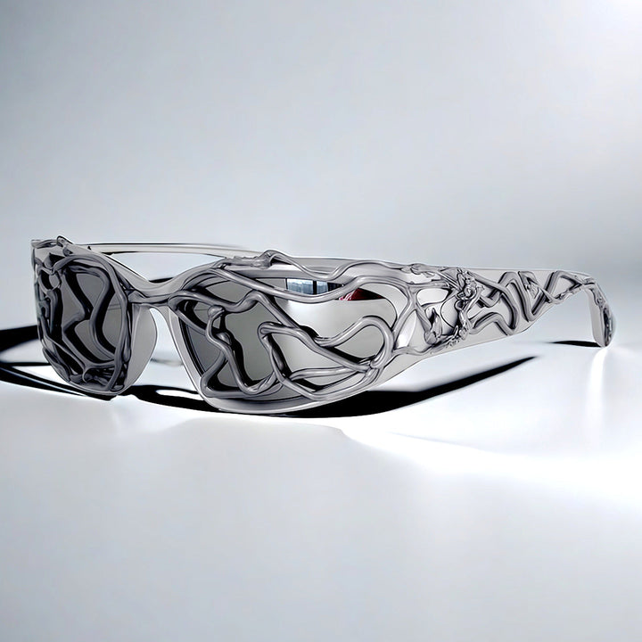 Women's Sporty Sunglasses with Innovative, Textured Frame Kalsten