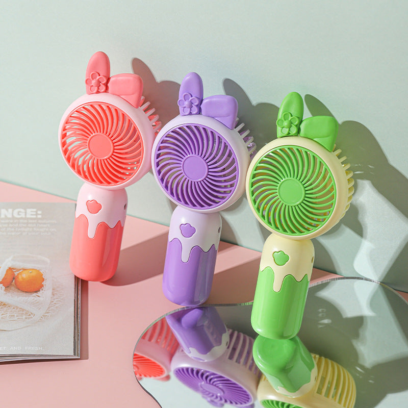 Unisex Cartoon Hand Fan with Cute Animal Design Kalsten
