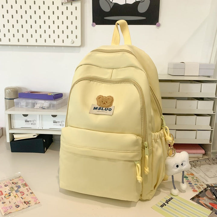 Casual Multi-Pocket School Backpack