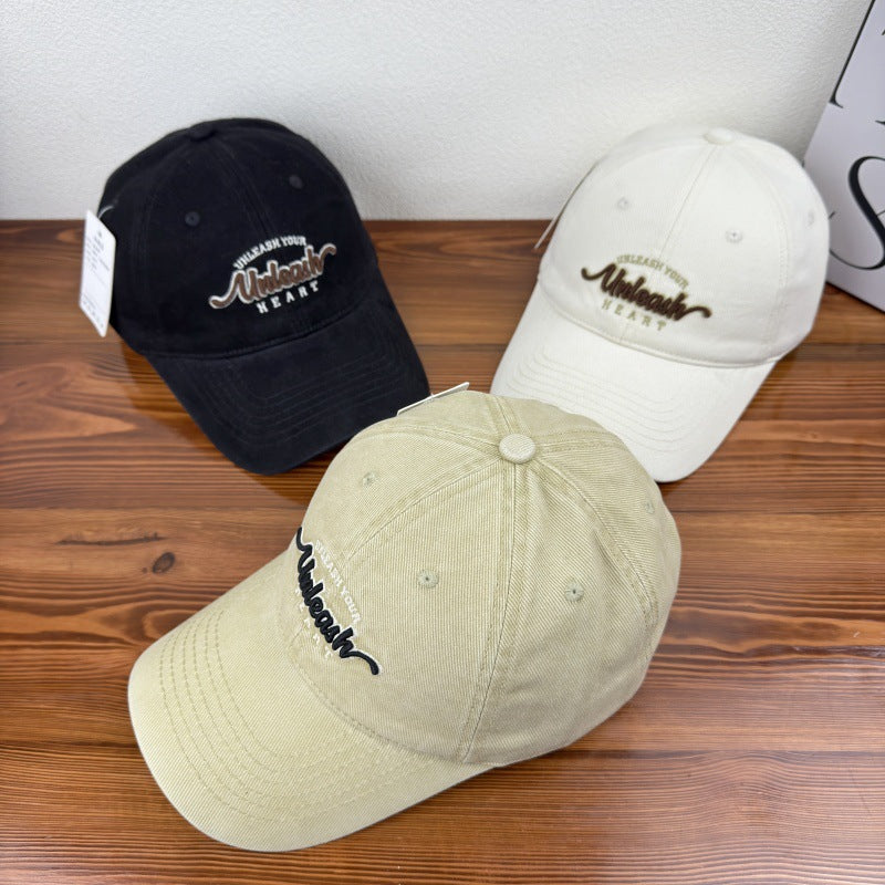 Women's Embroidered Heart Graphic Baseball Cap Kalsten