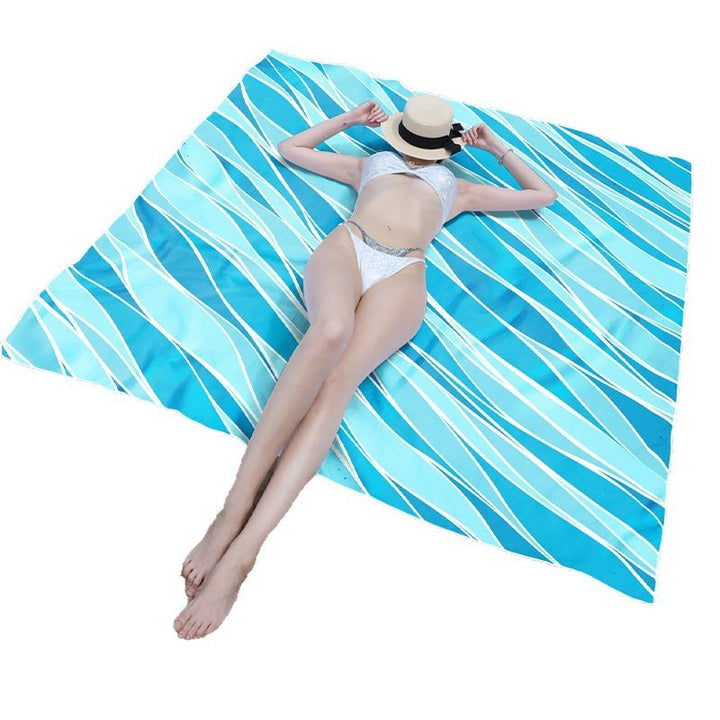 Beach blanket with colorful turtle pattern Kalsten