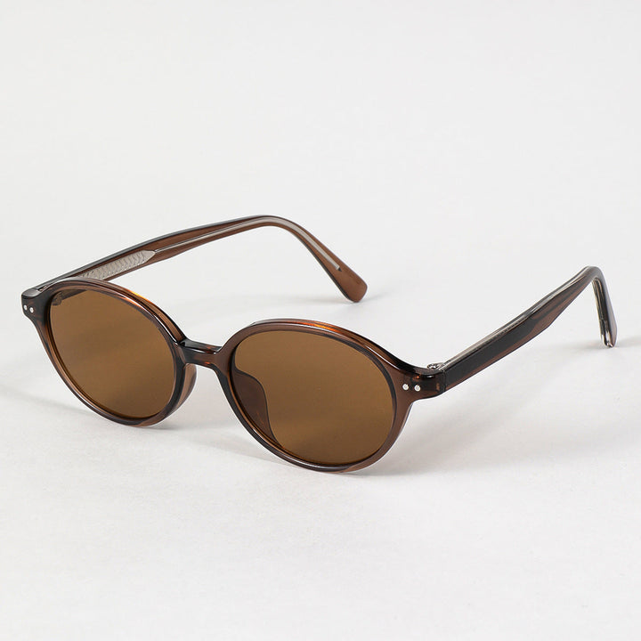 Women's fashionable retro-style sunglasses with brown lenses Kalsten