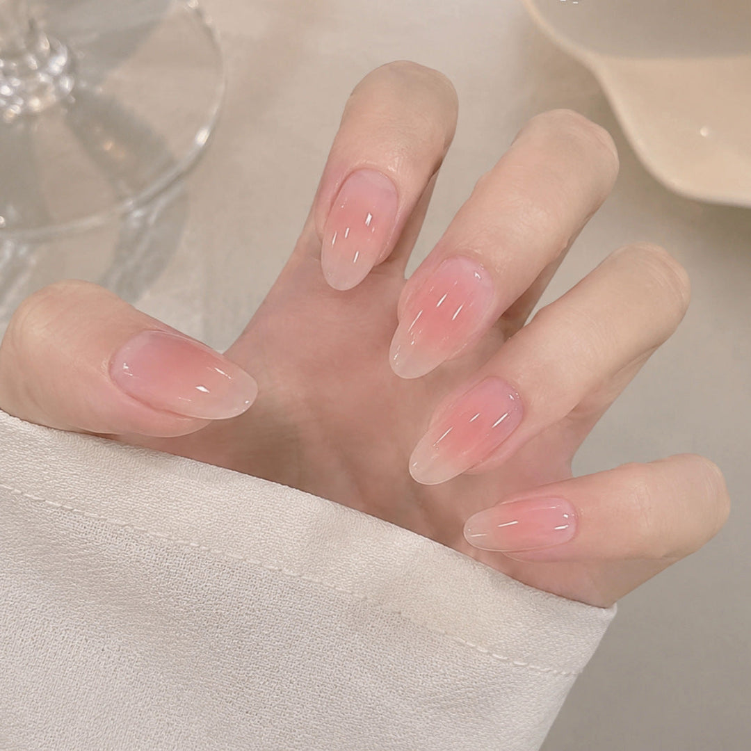Elegant Floral Bow Press-On Nail Tips Kalsten